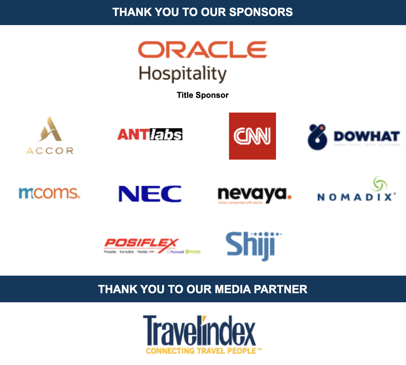 HTNG Connect: Asia-Pacific Sponsors