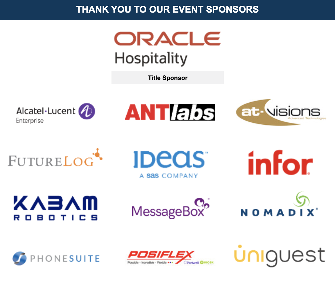 HTNG Connect: Asia-Pacific Sponsors
