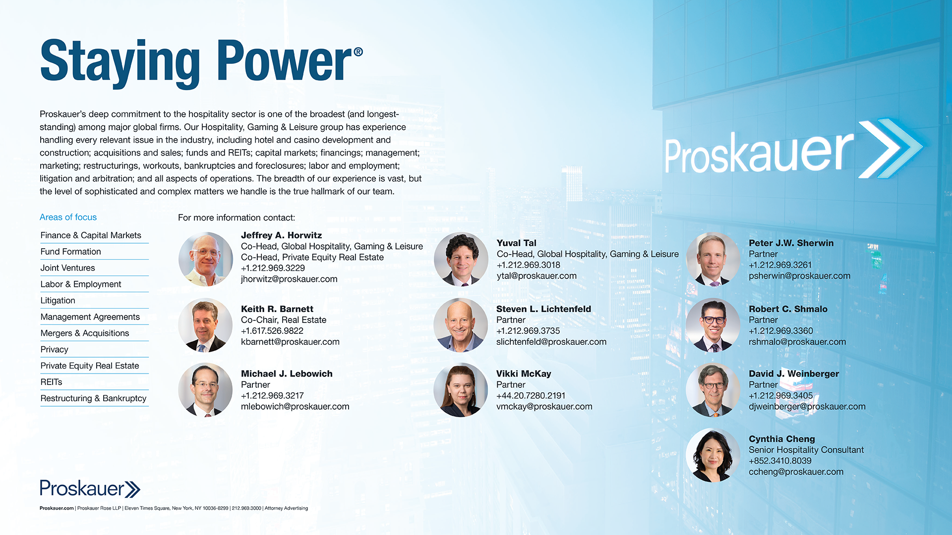 Partner Spotlight Proskauer AHLA