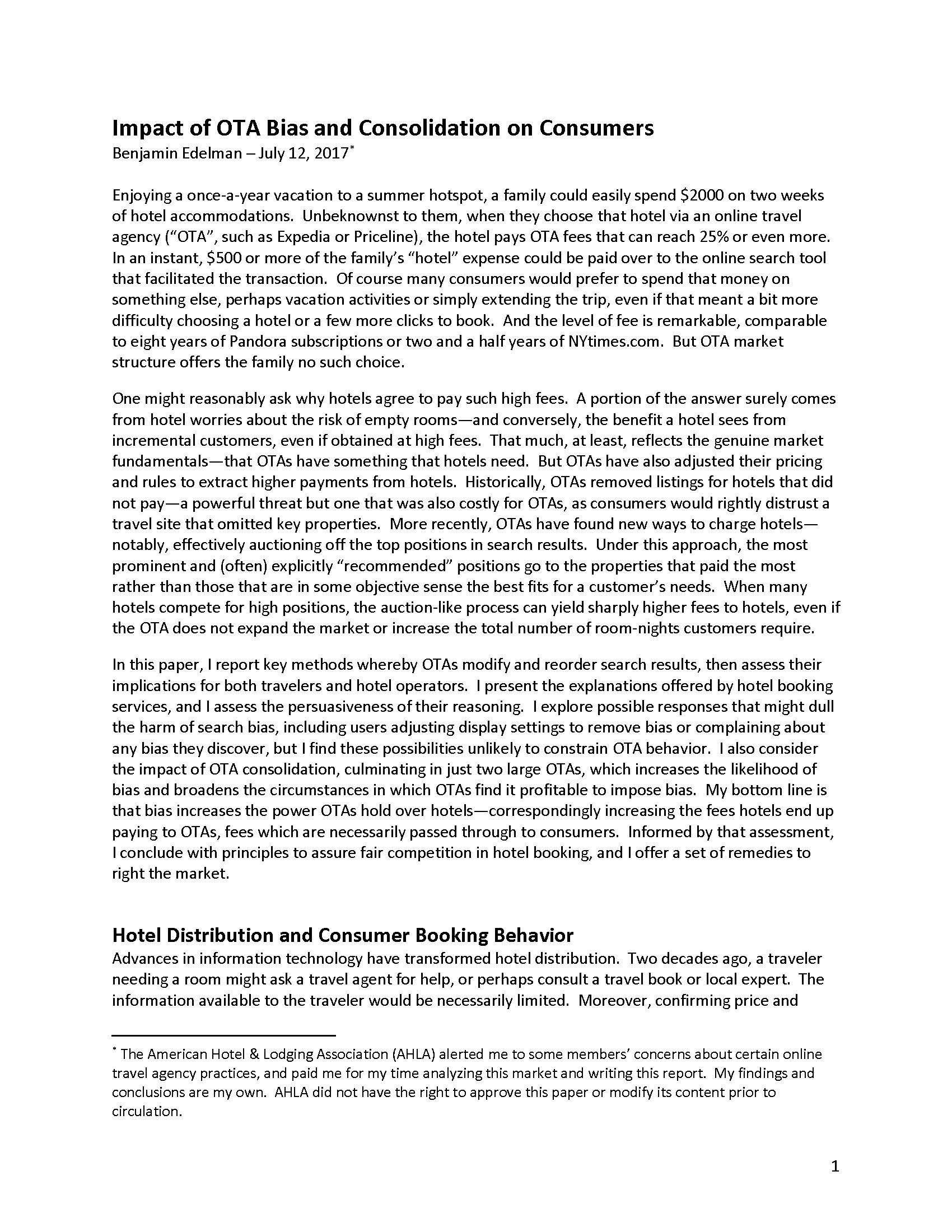 cover for ota bias report