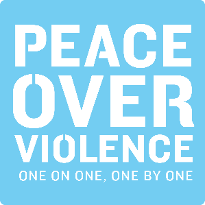 peace over violence logo