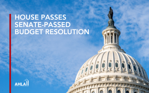 House passes senate-passed budget resolution
